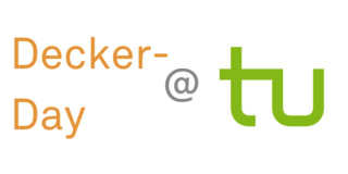Logo der TU Dortmund und links davon der Text "Decker-Day @"